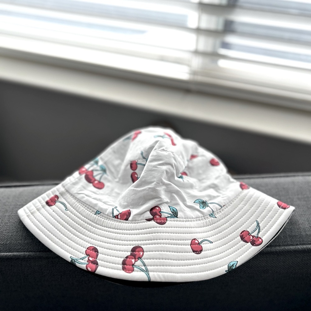 Cherry Patterned Bucket Hat